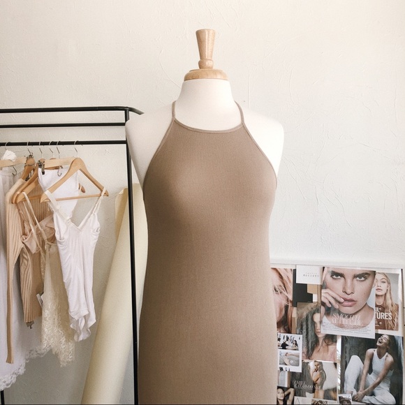 Tan Maxi Dress - Picture 2 of 6